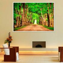 Painel Fotográfico Adesivo Estrada Árvores-M 66X90Cm - Mix Adesivos