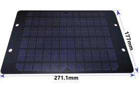 Painel Fotovoltaico Monocristalino 5V 6W 27x17cm