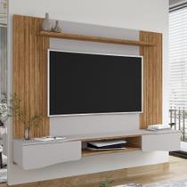 Painel Frisado para TV 60 Polegadas 2 Portas Búzios Bechara