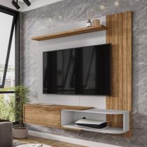 Painel Frisado para TV Até 55 Polegadas 1 Porta Paraty Bechara