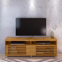 Painel Frizz Cross para TV de até 65 polegadas - Cumaru - Madetec Painel Frizz Cross para TV de até 65 polegadas - Cumaru - Madetec