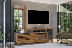 Painel Frizz Plus para TV de até 60 polegadas (COM PÉS) - FENDI / NATURALE - Madetec