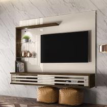 Painel Frizz Select para TV de até 50 polegadas - OFF WHITE / SAVANA - Madetec
