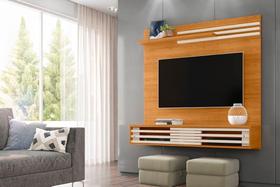 Painel Frizz Sublime para TV de até 55 polegadas - Cinamomo / Off White - Madetec