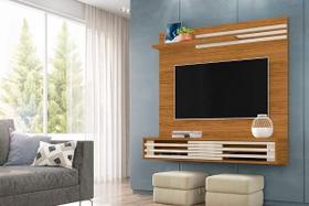 Painel Frizz Sublime para TV de até 55 polegadas - NATURALE / OFF WHITE - Madetec