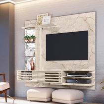 Painel Frizz Supreme para TV de até 55 polegadas - CALACATA / OFF WHITE - Madetec