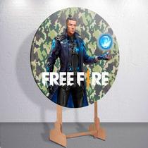 Painel Game Booya Game Free Capa Grande e Mini Redondoda Estampa Sublimada Festa Infantil Menino