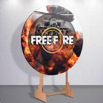 Painel Game Booya Game Free Capa Grande e Mini Redondoda Estampa Sublimada Festa Infantil Menino