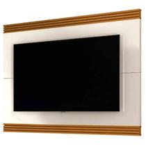 Painel Garden 180cm para TV até 75 Polegadas EDN Cor Off White Cedro