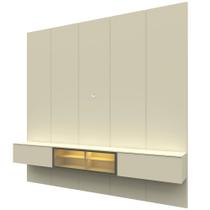 Painel Gelius Realce Luminare Home LED Largura de 220 cm para TV de 85 Polegadas OFF White