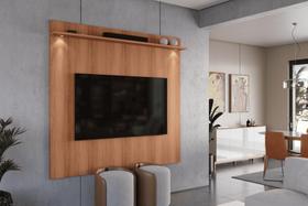 Painel gGrande Amadeirado Pata Tv de 70 Polegadas River 1,83 Lukaliam