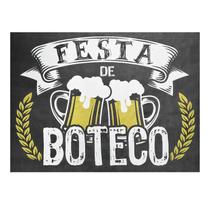 Painel GIGANTE Decoração Festa Boteco em TNT 1,40m