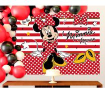Painel Gigante Decoração Minnie festa aniversário 1m Painel Gigante Decoração Minnie festa aniversário 1m