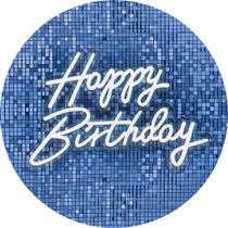 Painel Happy Birthday Feliz Aniversário 50x50 Elastico