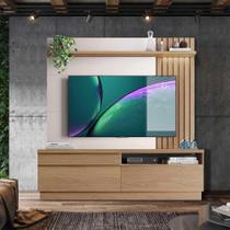 Painel Home Com LED Para TV Até 70 Polegadas Freijó Off White Picasso Shop JM