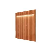 Painel Home p/ TV até 65 Pol Maragogi Ripado 1.85 c/ Led e Prateleira 185cm Cinamomo - Permóbili