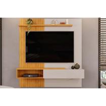 Painel Home p/ TV até 65 Pol Tito Ripado c/ 1 Porta 150x164cm Bali/Cedro - DJ Móveis Painel Home p/ TV até 65 Pol Tito Ripado c/ 1 Porta 150x164cm Bali/Cedro - DJ Móveis