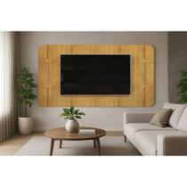 Painel Home p/ TV até 75 Pol Areta 218x132cm Cedro - DJ Móveis