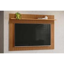 Painel Home p/ TV até 75 Pol Genova c/ 1 Prateleira 200x130cm Nature Fosco - Linea Brasil Painel Home p/ TV até 75 Pol Genova c/ 1 Prateleira 200x130cm Nature Fosco - Linea Brasil