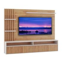 Painel Home para Tv até 65 Polegadas 1 Porta Versalhes Mel e Off 180cm Painel Home para Tv até 65 Polegadas 1 Porta Versalhes Mel e Off 180cm