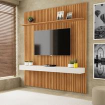 Painel Home para TV até 75 Polegadas 184,5cm Evolution Carvalho Oro / Off-White