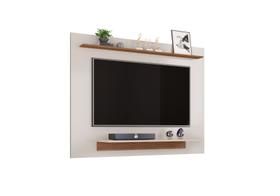 Painel Home Paris Elegante Moderno 2 Prateleiras Para TV até 50 Polegadas