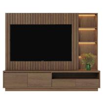 Painel Home Ripado Canção 4 Gavetas MDP 82" Polegadas
