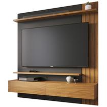 Painel Home Suspenso TV 65 Polegadas Juriti Noce Milano Preto CLB - Colibri