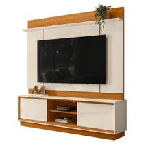 Painel Home Theater Siena Para Tv 75 Pol 2 Portas 184 cm Madetec