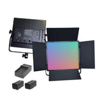 Painel Iluminador Rgb Bicolor 45W Pro Led 900 Com Bateria