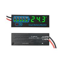 Painel Indicador De Carga De Bateria LED Universal DC 7-55V Para Baterias De Ácido E Lítio - Medidor