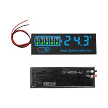 Painel Indicador De Carga De Bateria LED Universal DC 7-55V Para Baterias De Ácido E Lítio - Medidor