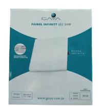 Painel Infinity Quadrado 6000K 24W Gaya