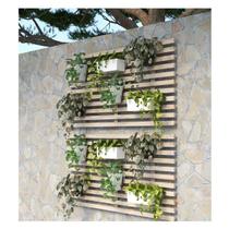 Painel Jardim Vertical Madeira Organizadora Floreira Treliça