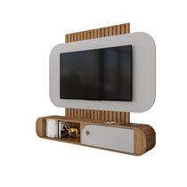 Painel Jurerê Para Tv de 55" Cinamomo/Off-White - Bechara