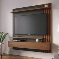 Painel Juriti 1.5 Para Tv Até 65 Polegadas Noce/Preto Fosco Painel Juriti 1.5 Para Tv Até 65 Polegadas Noce/Preto Fosco