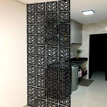 Painel kit 24 decorativo divisória de ambiente sala cozinha escritório painel em MDF premium