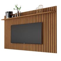 PAINEL KLAS 100% RIPADO COR FREIJÓ RÚSTICO AMADEIRADO 180cm x 135cm PARA TV ATÉ 65'' POLEGADAS CAMPEÃO DE VENDAS