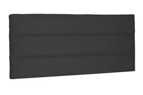 Painel La Italiana Suede Preto Queen 160cm - Spezzia