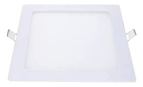 Painel LED 12w Embutir Quadrado 17x17 6500k Branco Frio