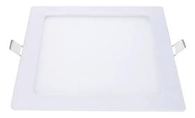 Painel LED 12w Embutir Quadrado 17x17 6500k Branco Frio