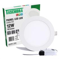 Painel led 12w lux redondo embutir 6500k Painel led 12w lux redondo embutir 6500k