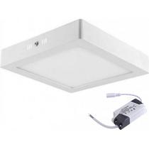 Painel Led 17 Sobrepor Quadrado 12W 3000K 100/240V Taschibra Painel Led 17 Sobrepor Quadrado 12W 3000K 100/240V Taschibra