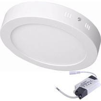 Painel Led 17 Sobrepor Redondo 12W 3000K 100/240V Taschibra Painel Led 17 Sobrepor Redondo 12W 3000K 100/240V Taschibra