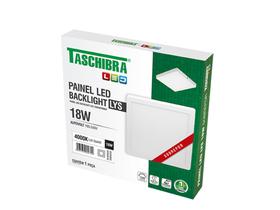 Painel led 18w Lys quadrado sobrepor 6500k - Taschibra