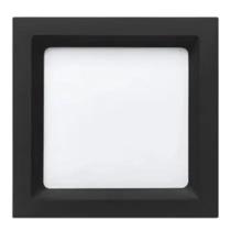 Painel Led 18W Stella Embutir Deep 20,2cm Recuado Preto 4000K STH8903PTO/40