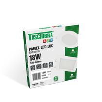 Painel Led 18W Taschibra Quadrado de Embutir Branco