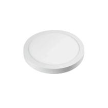 Painel LED 20,4x20,4 Redondo Branco Sobrepor 18W 3000K Foxlux