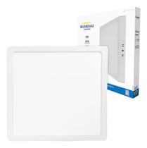 Painel led 24w abs branco sobrepor 6500k quadrado blumenau