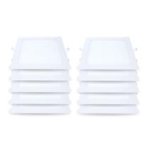 Painel Led Avant Quadrado Embutir 24w 4000k Bivolt 10 Und Painel Led Avant Quadrado Embutir 24w 4000k Bivolt 10 Und